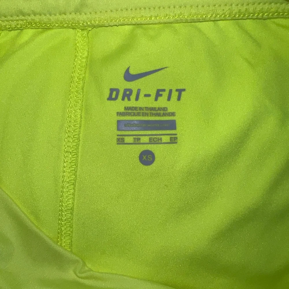 Nike Neon Green & Black Running Shorts Size XS